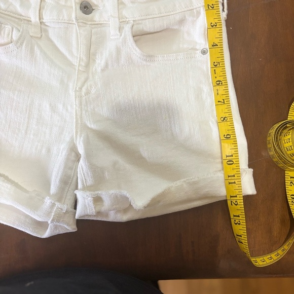 - Anthropology pilcro Cream Denim Shorts Sz 26 - Picture 10 of 11